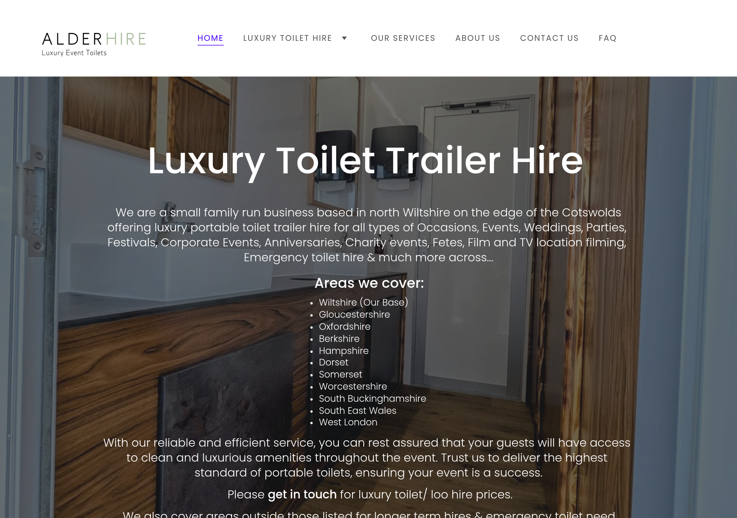 Alder Hire Logo