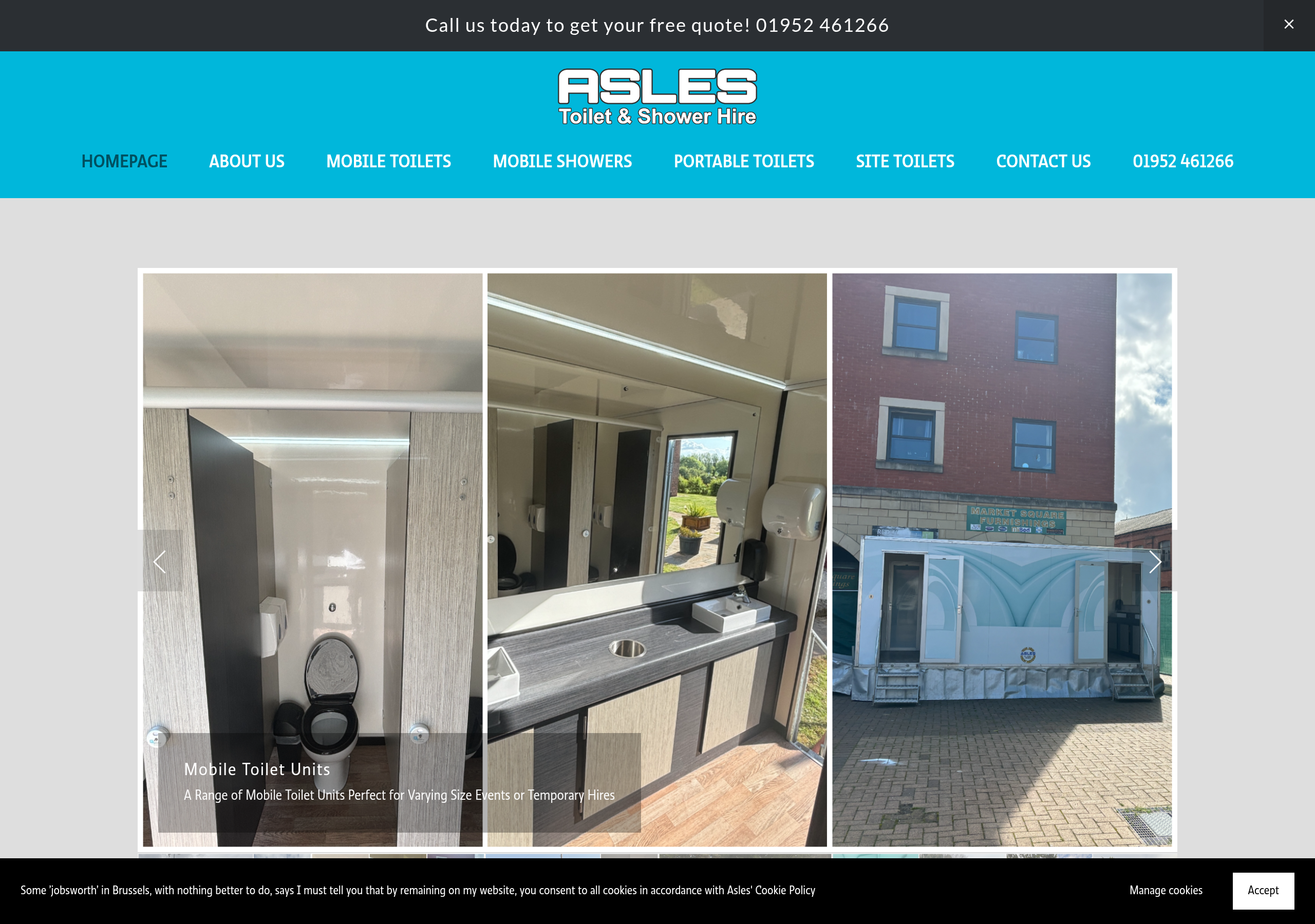 Asles Toilet & Shower Hire Logo