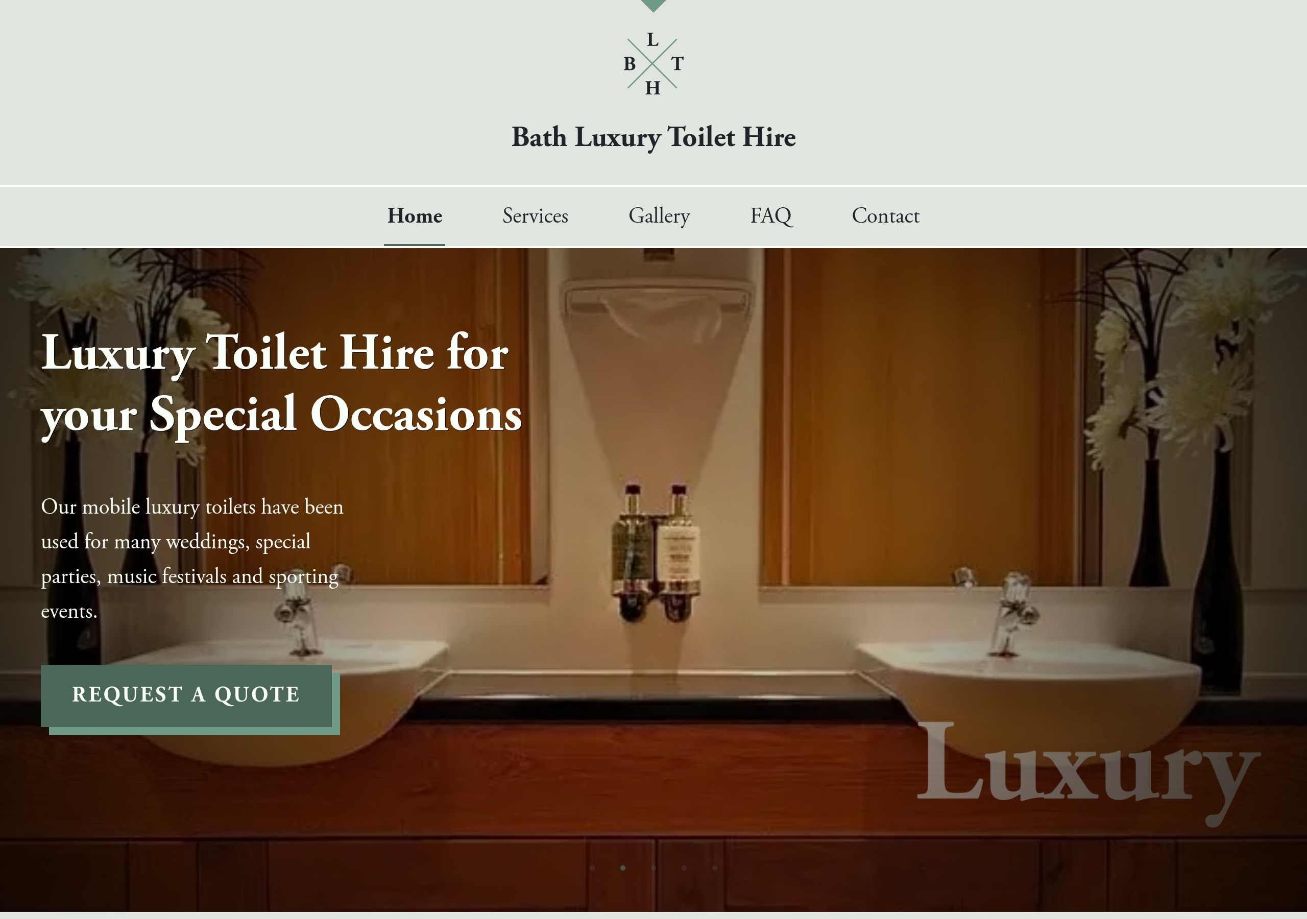 Bath Luxury Toilet Hire Logo