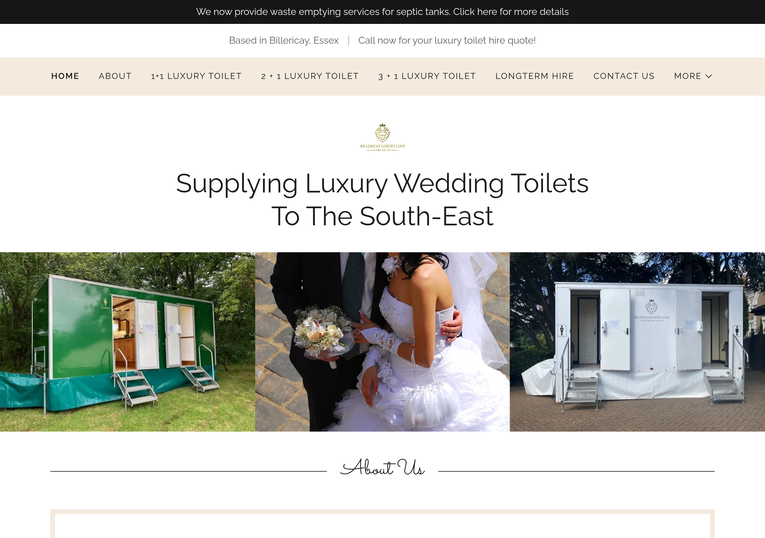 Billericay Luxury Loos Logo