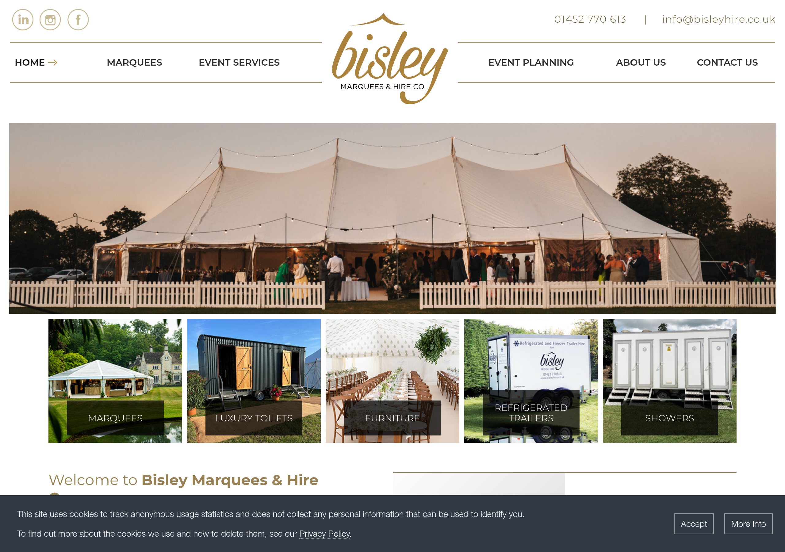 Bisley Marquees Logo