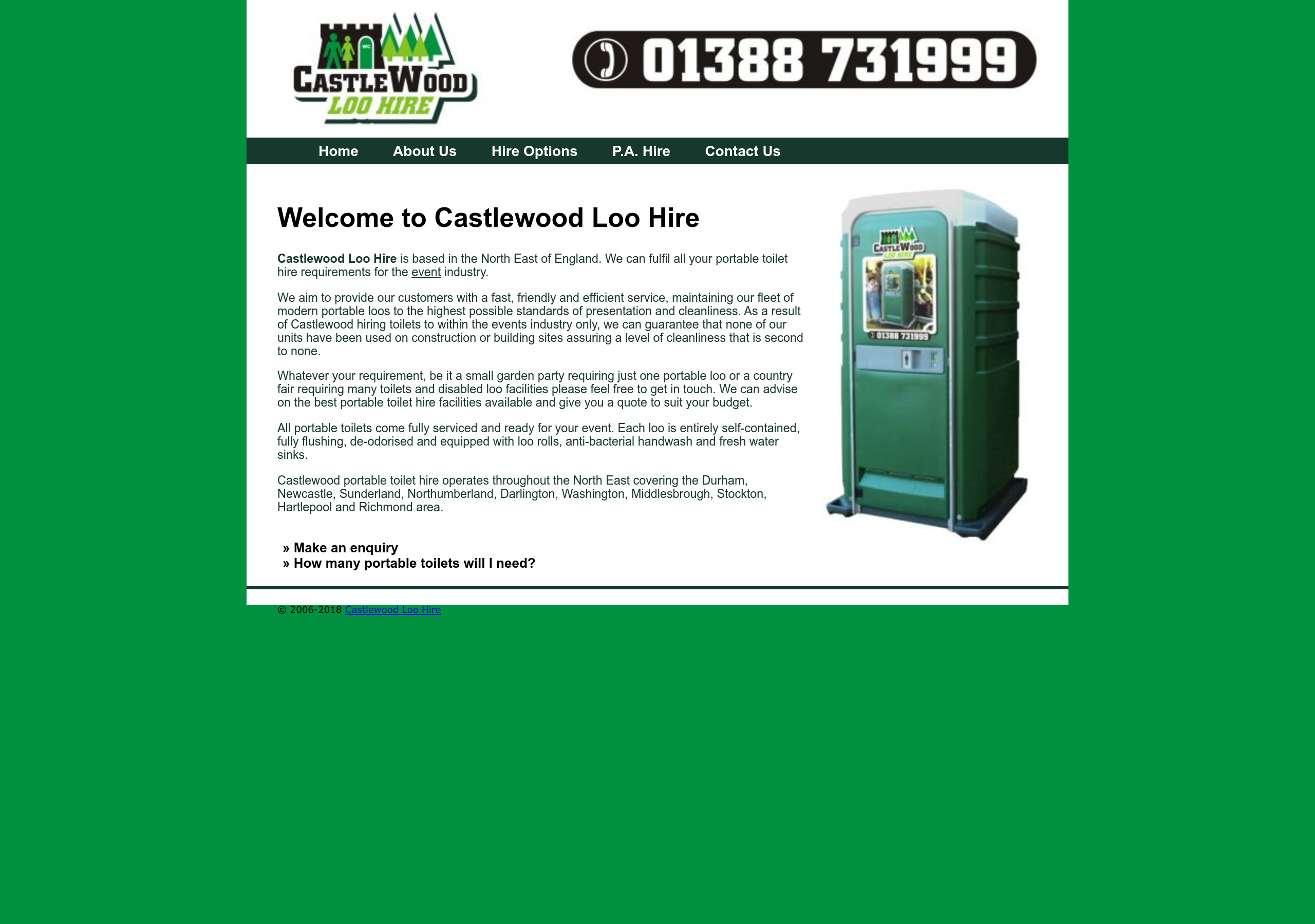 Castlewood Loo Hire Logo