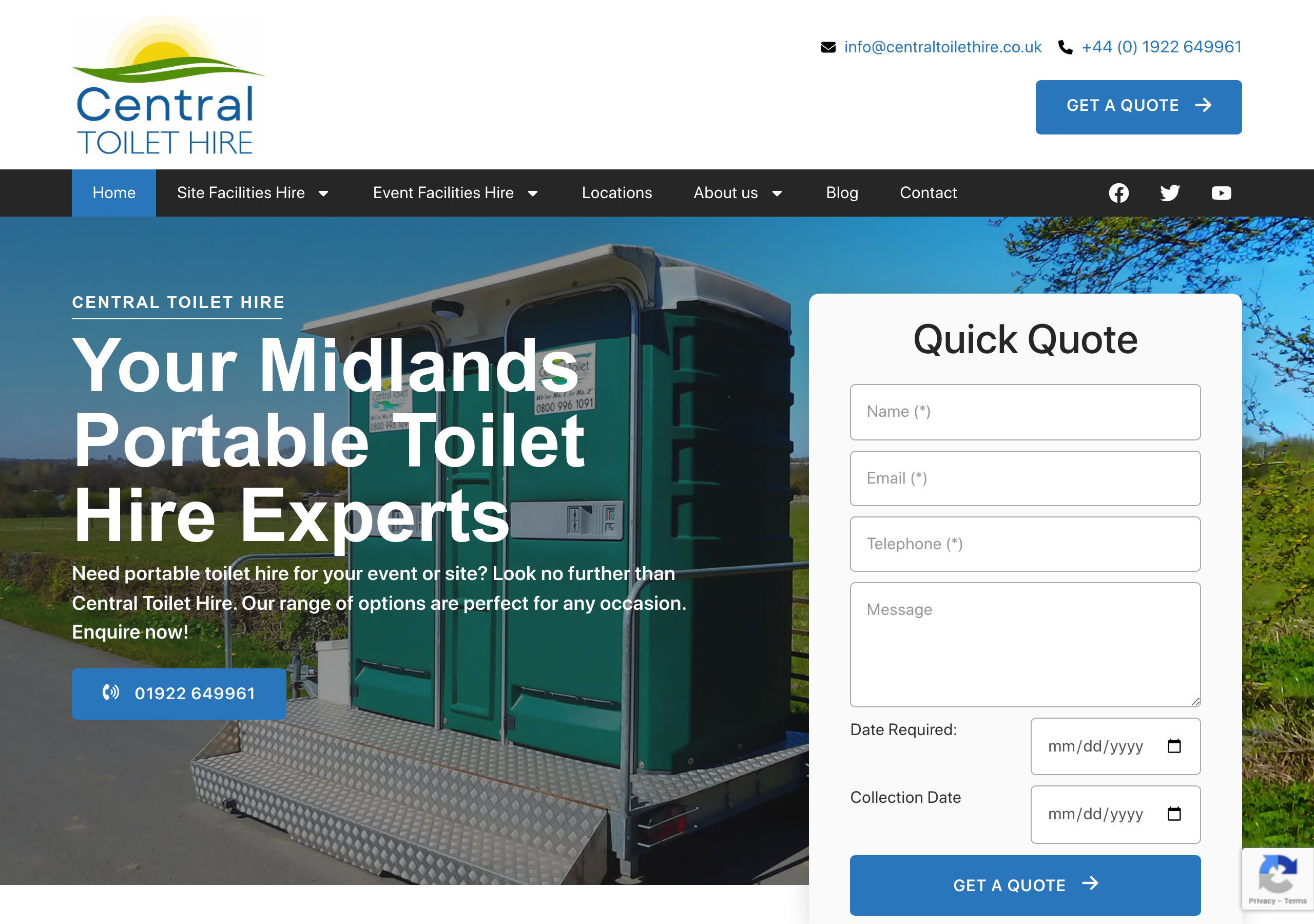 Central Toilet Hire Logo