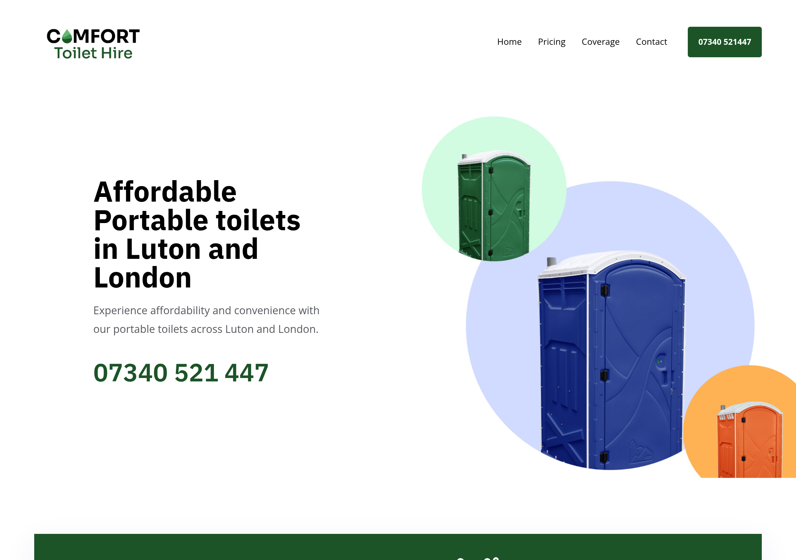 Comfort Toilet Hire Logo