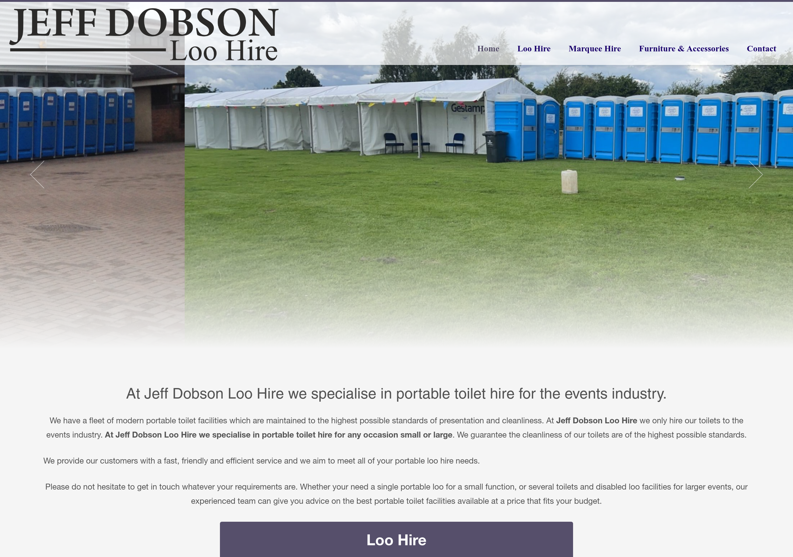 Dobson Loo Hire Logo