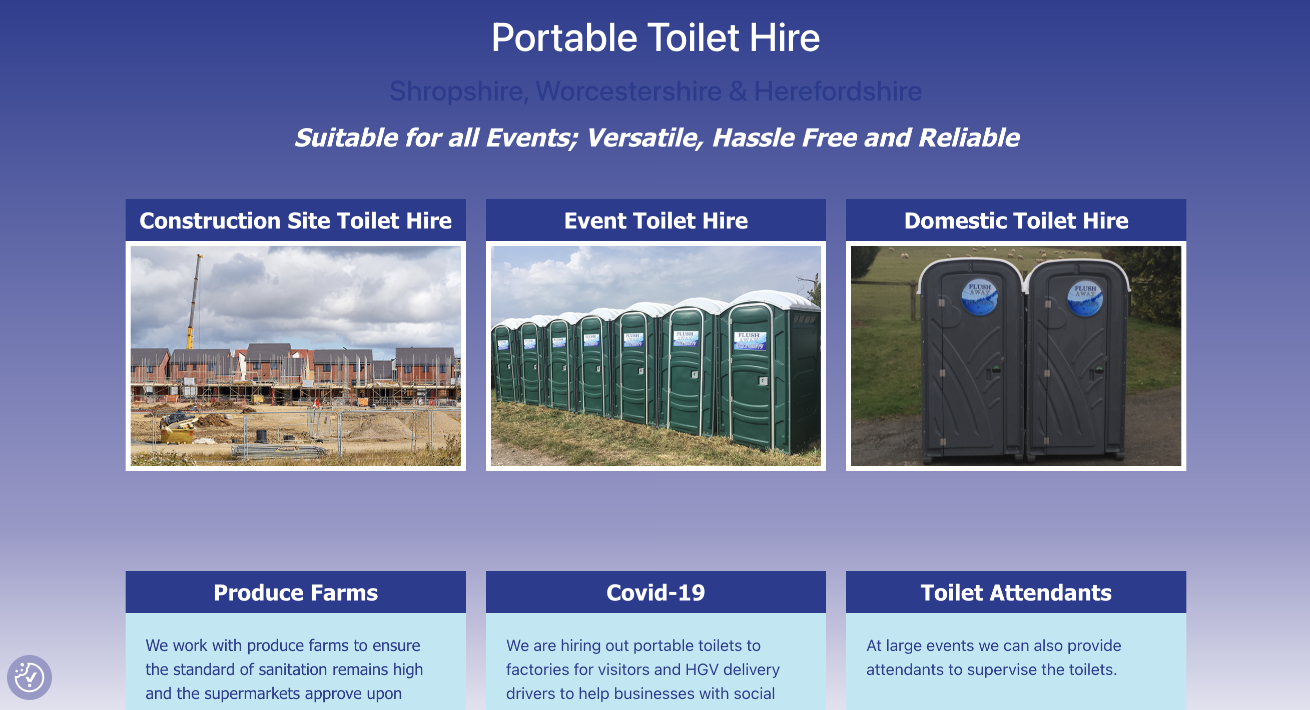 Flush Away Portable Toilet Logo