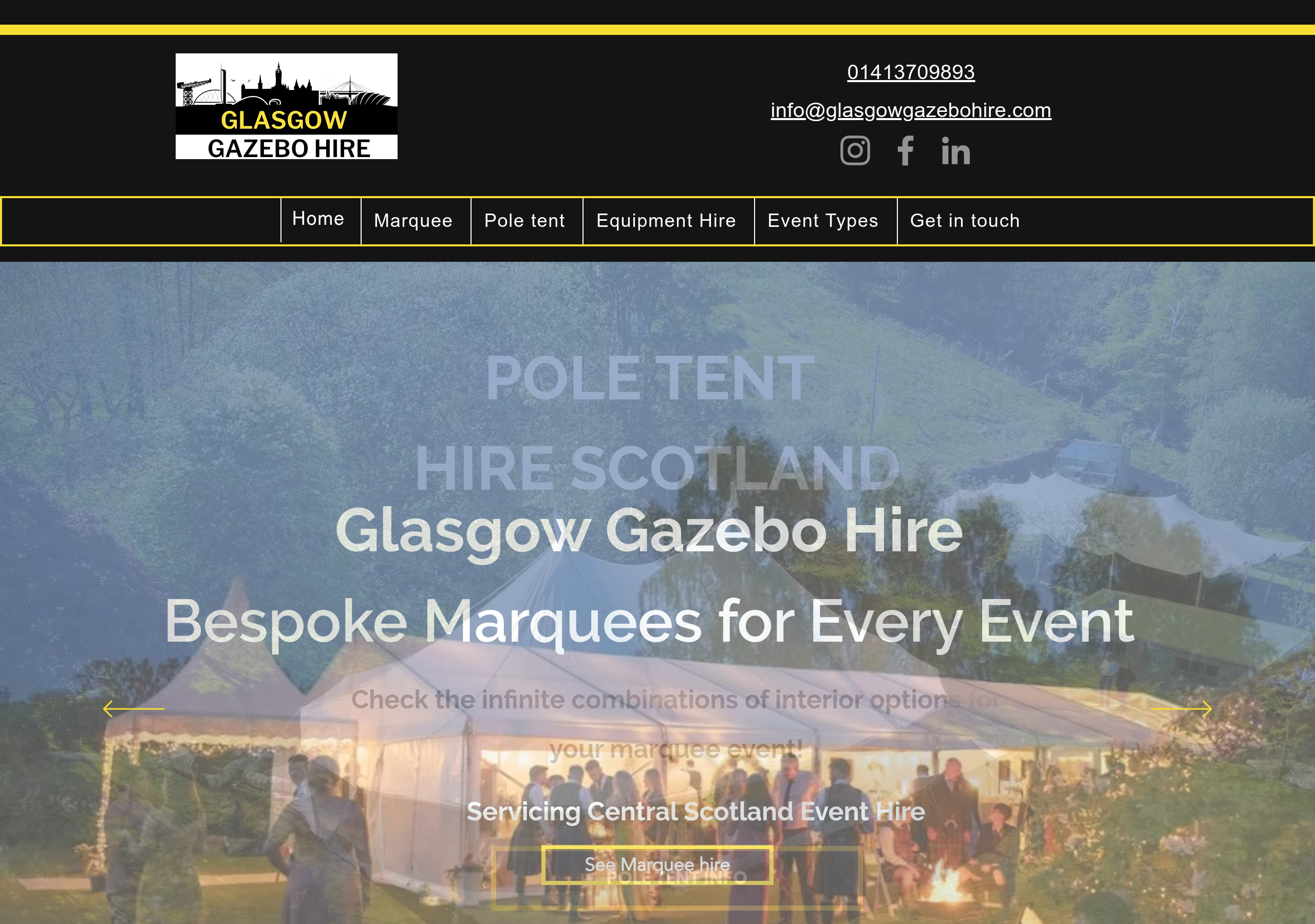Glasgow Gazebo Hire Logo