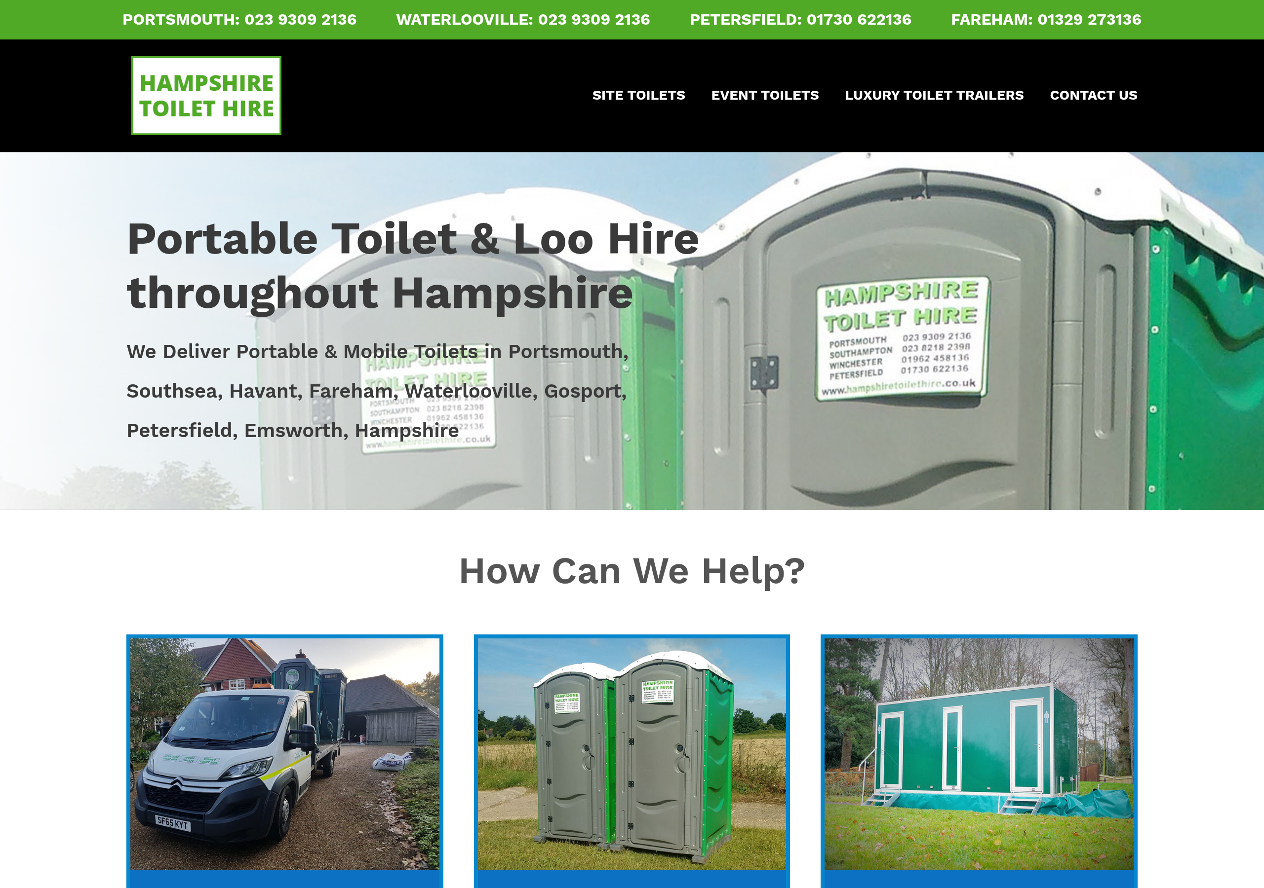 Hampshire Toilet Hire Logo