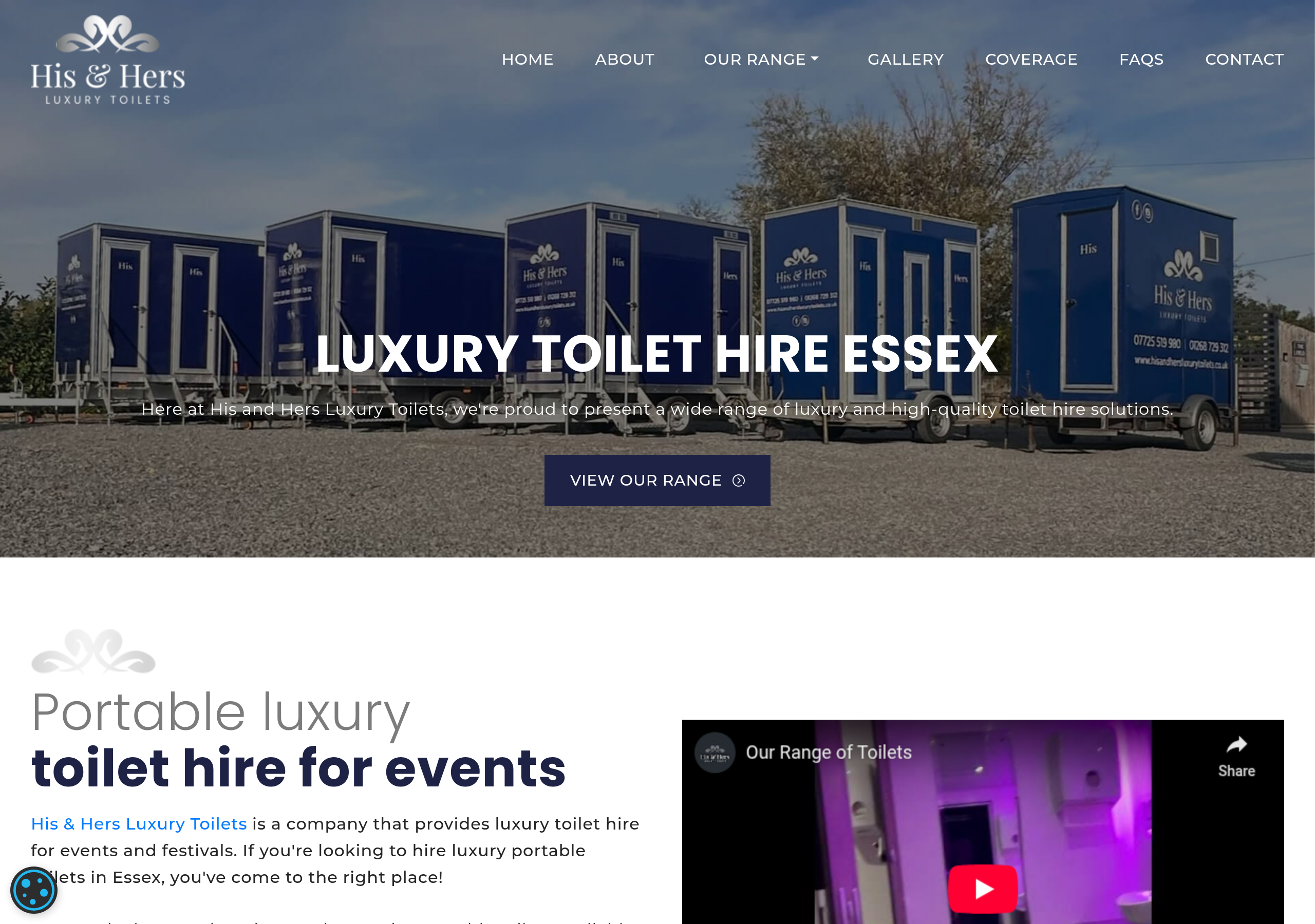 His & Hers Luxury Toilets Logo