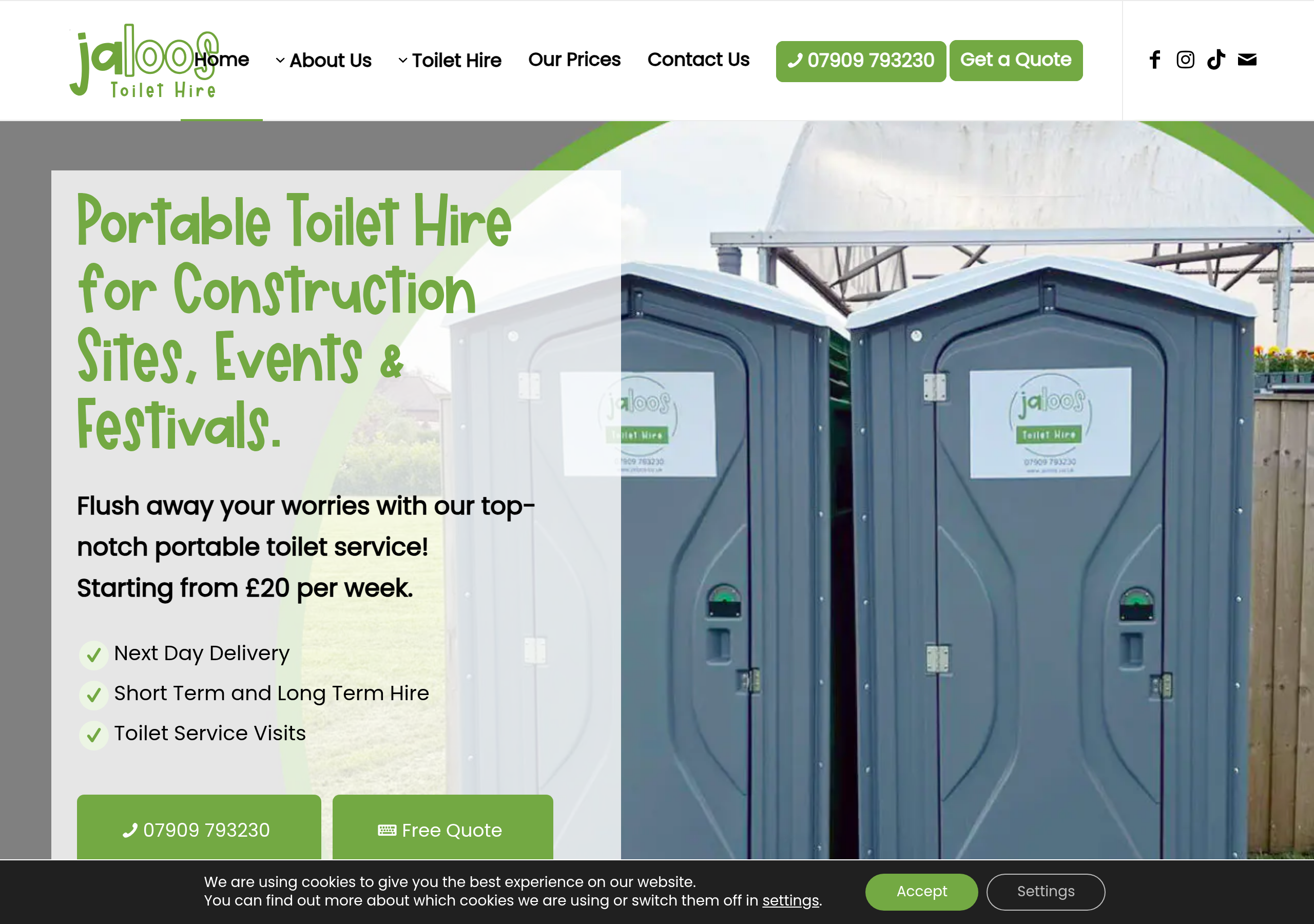 Jaloos Toilet Hire Logo
