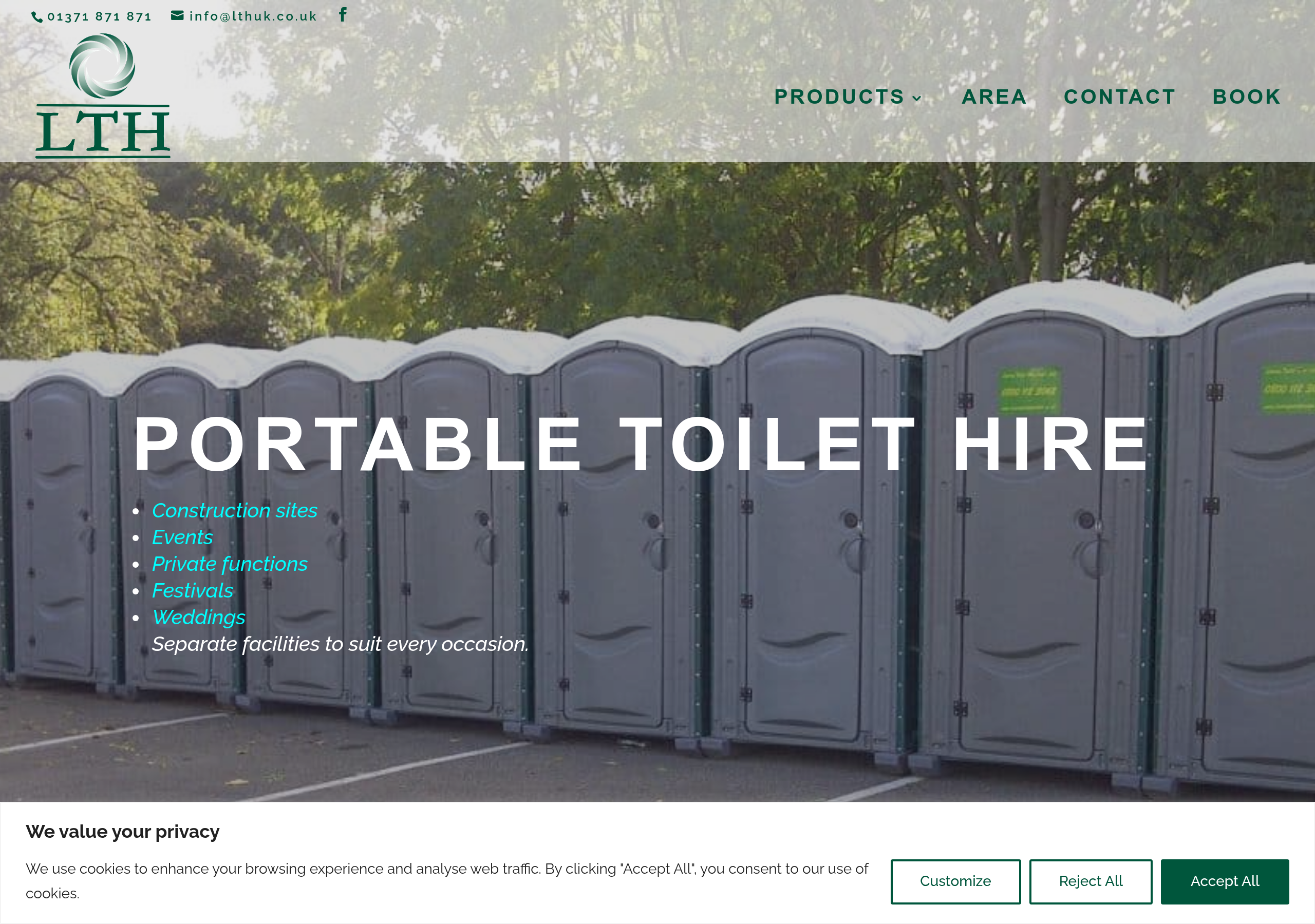 LTH Site Toilets Logo