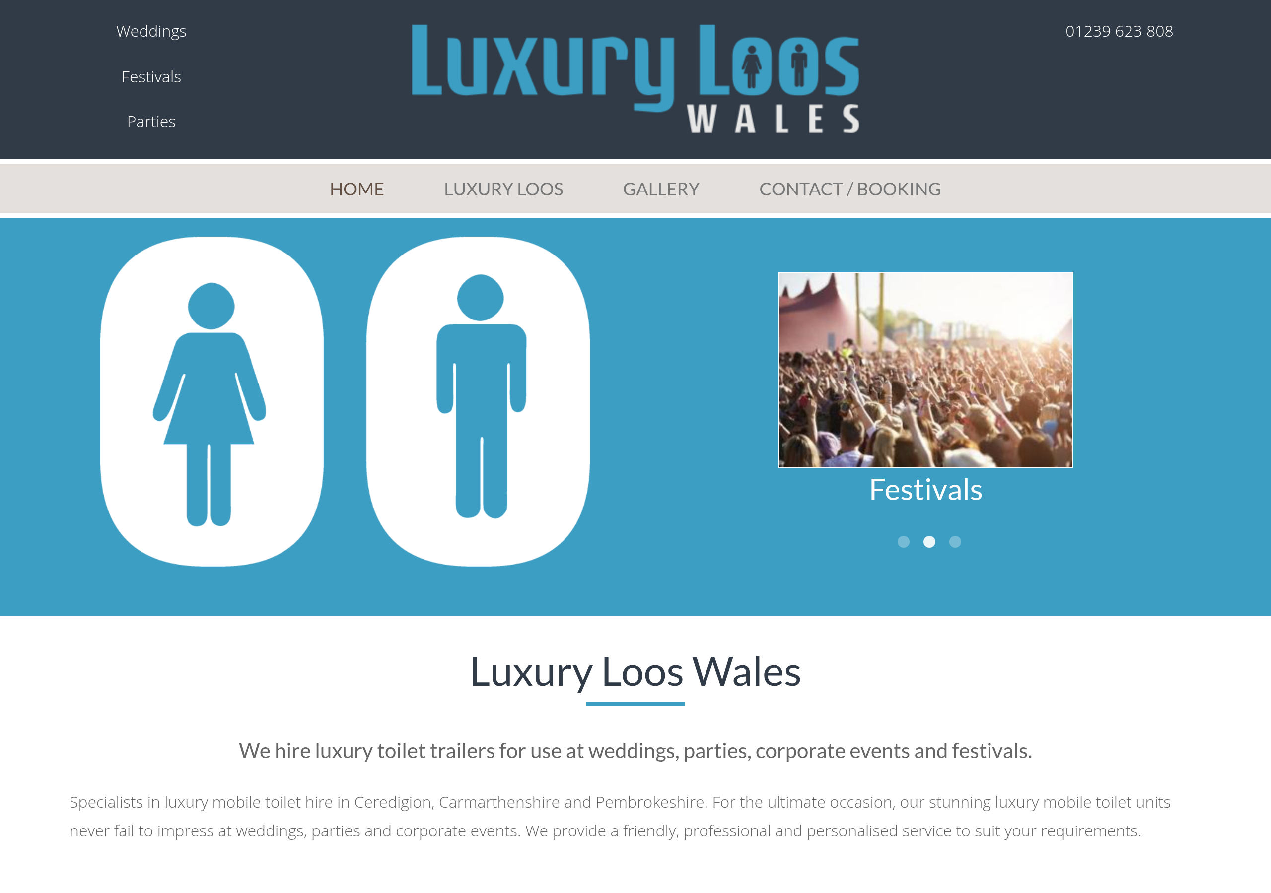 Luxury Loos Wales Logo