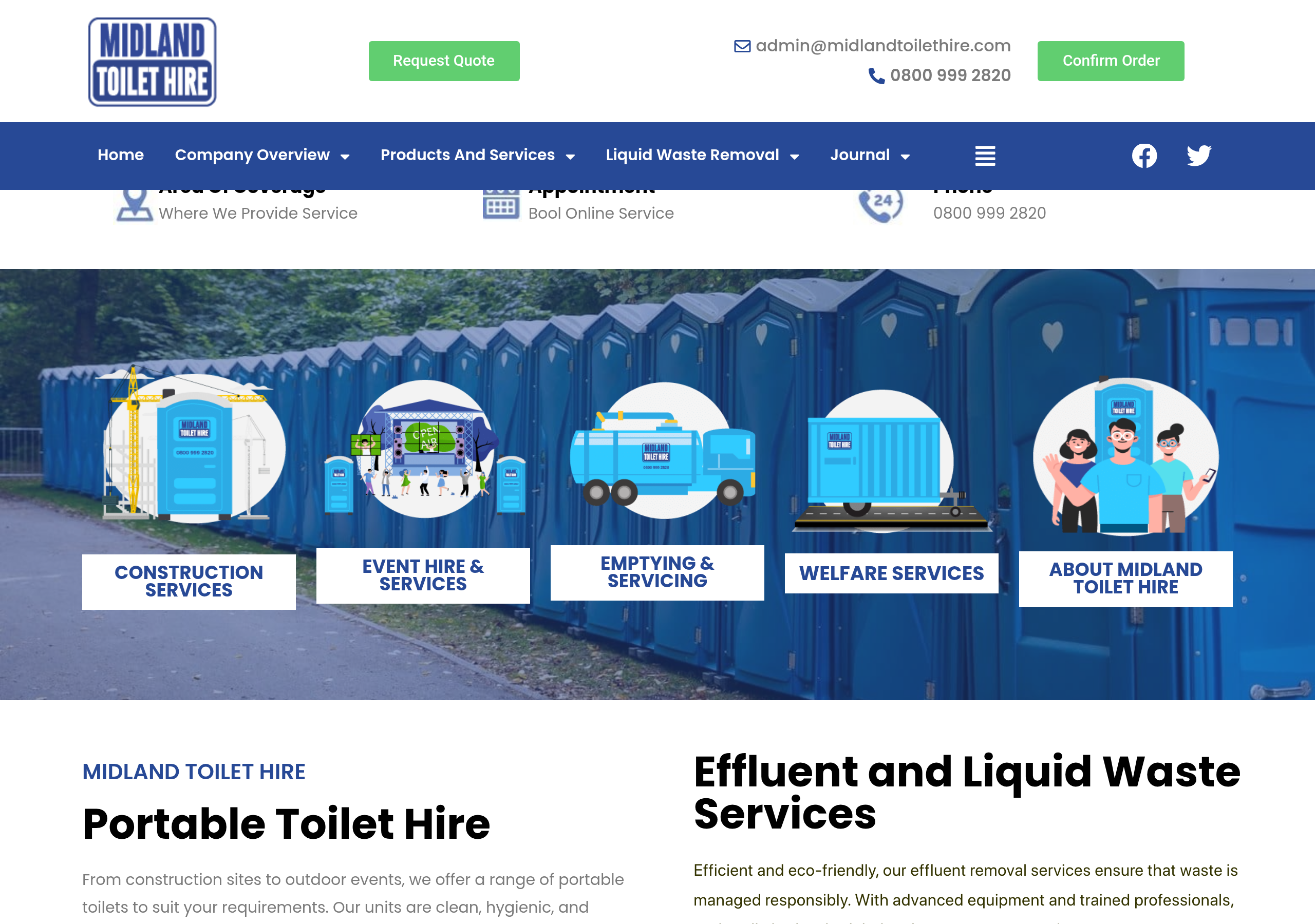 Midland Toilet Hire Logo