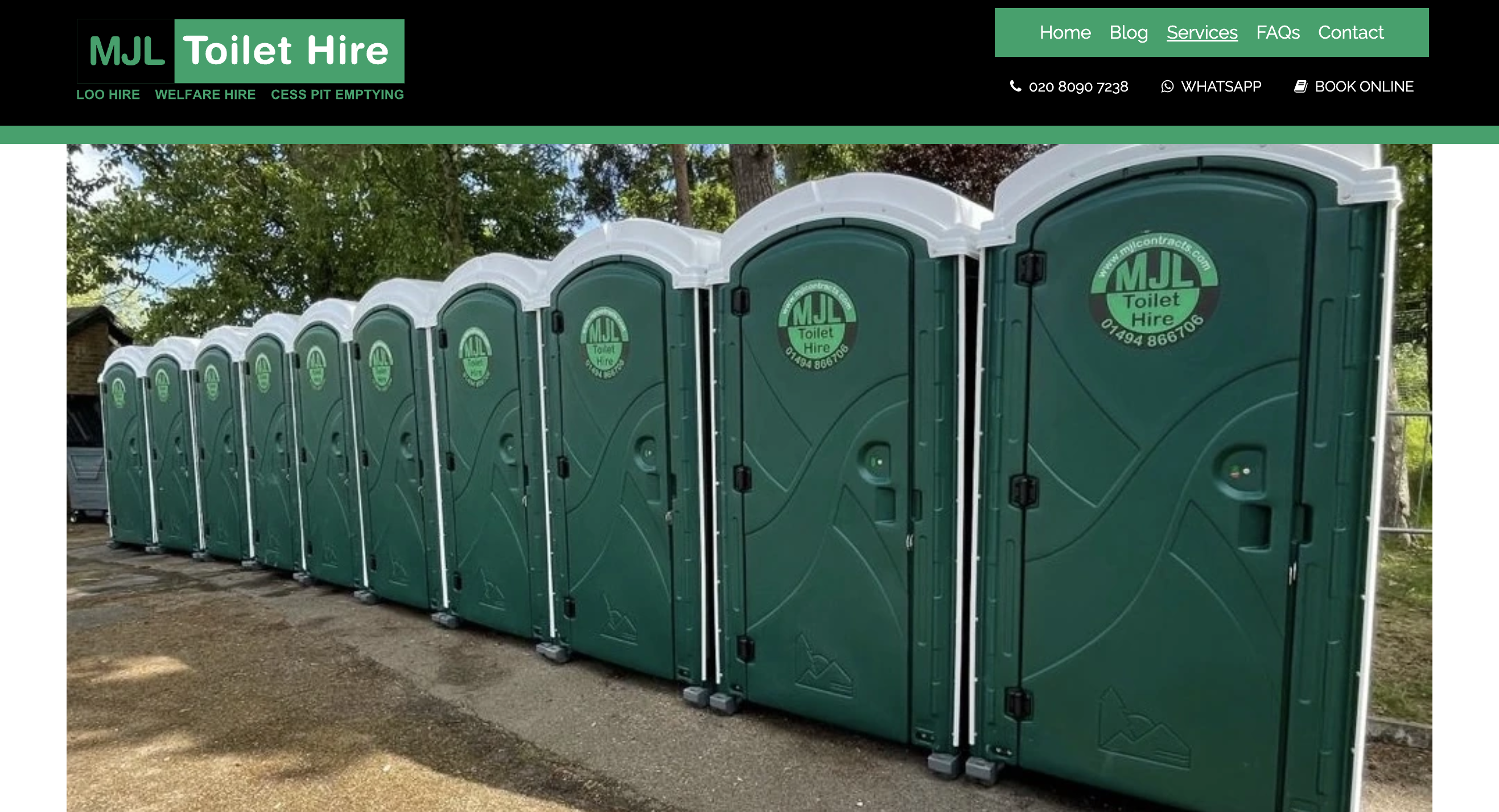 MJL Toilet Hire Logo