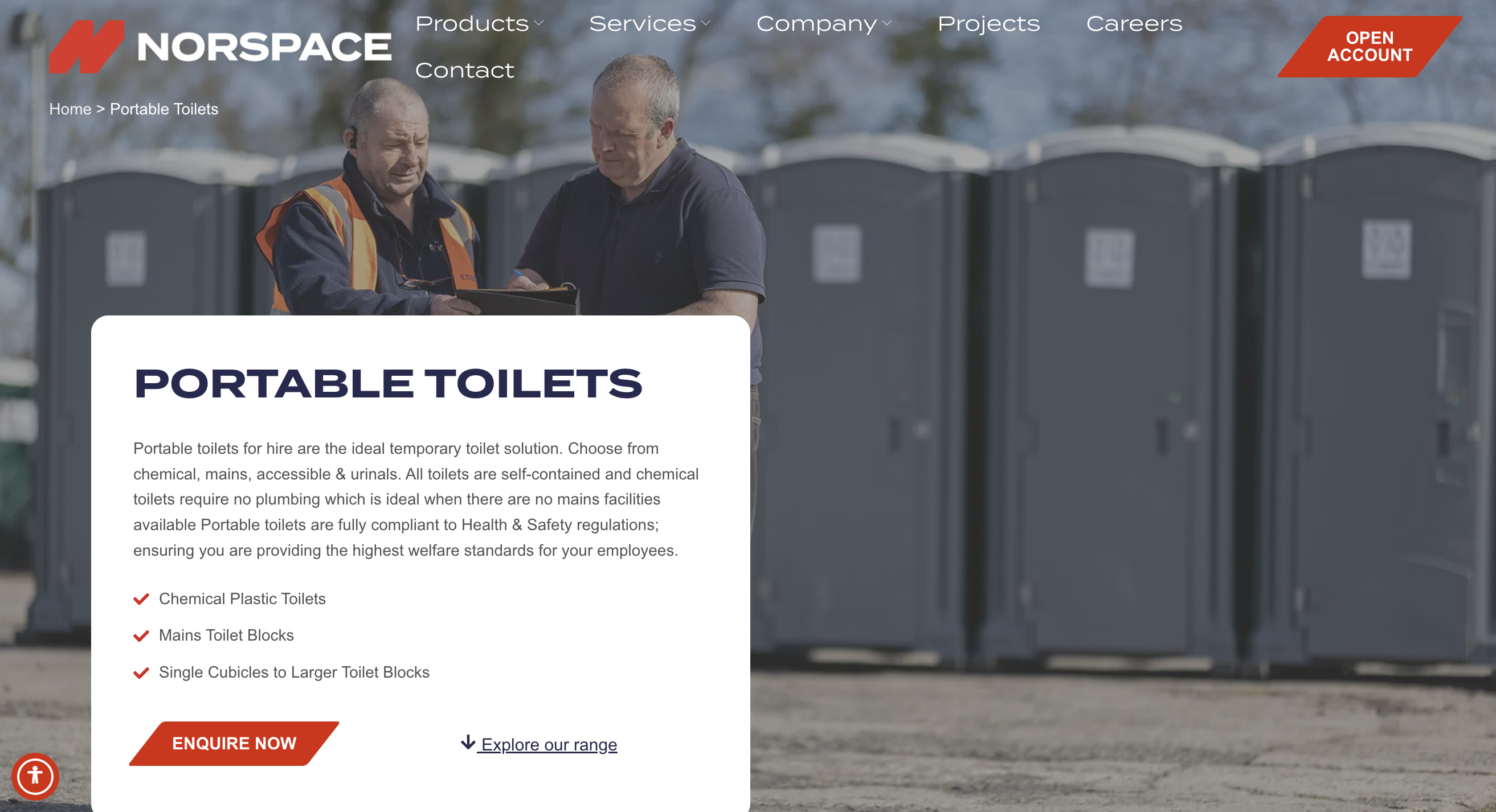 Norspace Hire Logo
