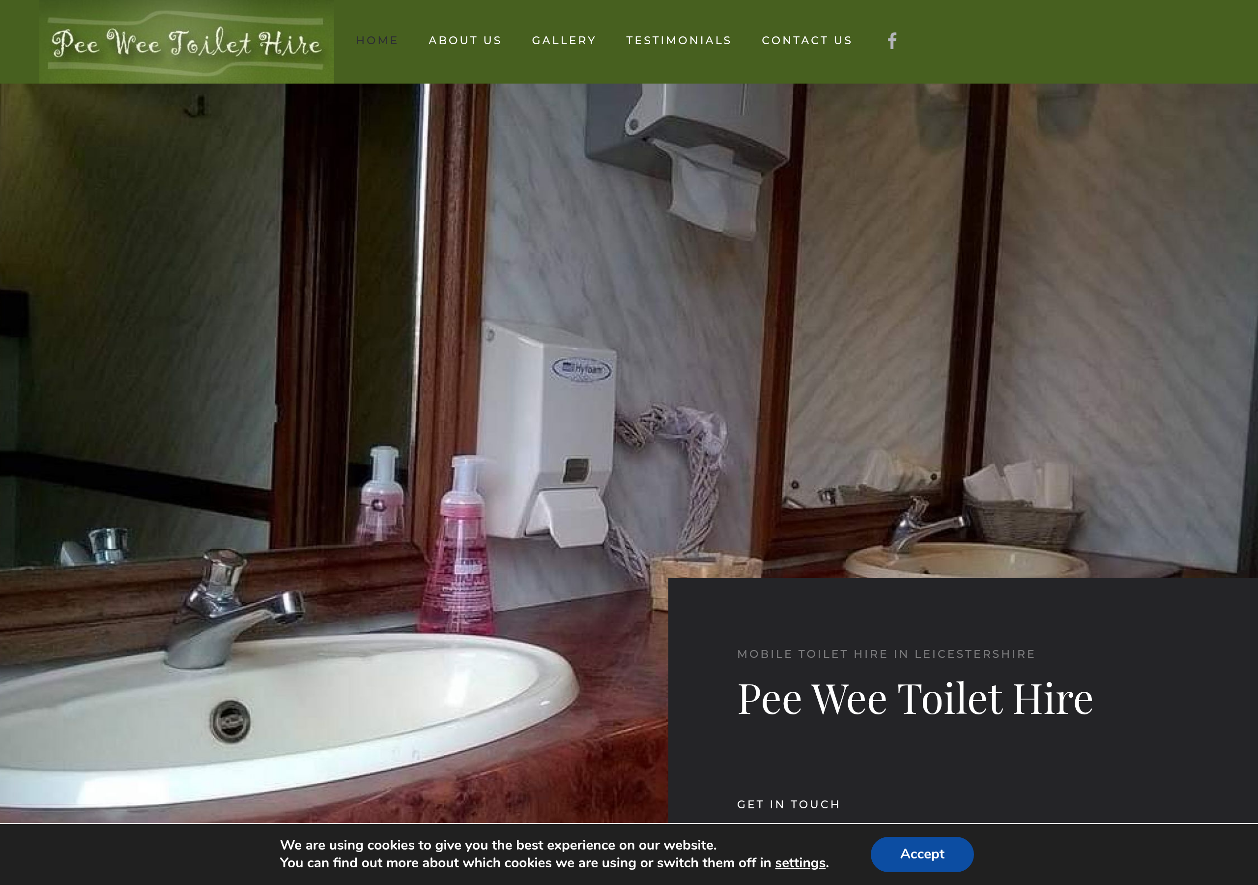 Pee Wee Toilet Hire Logo