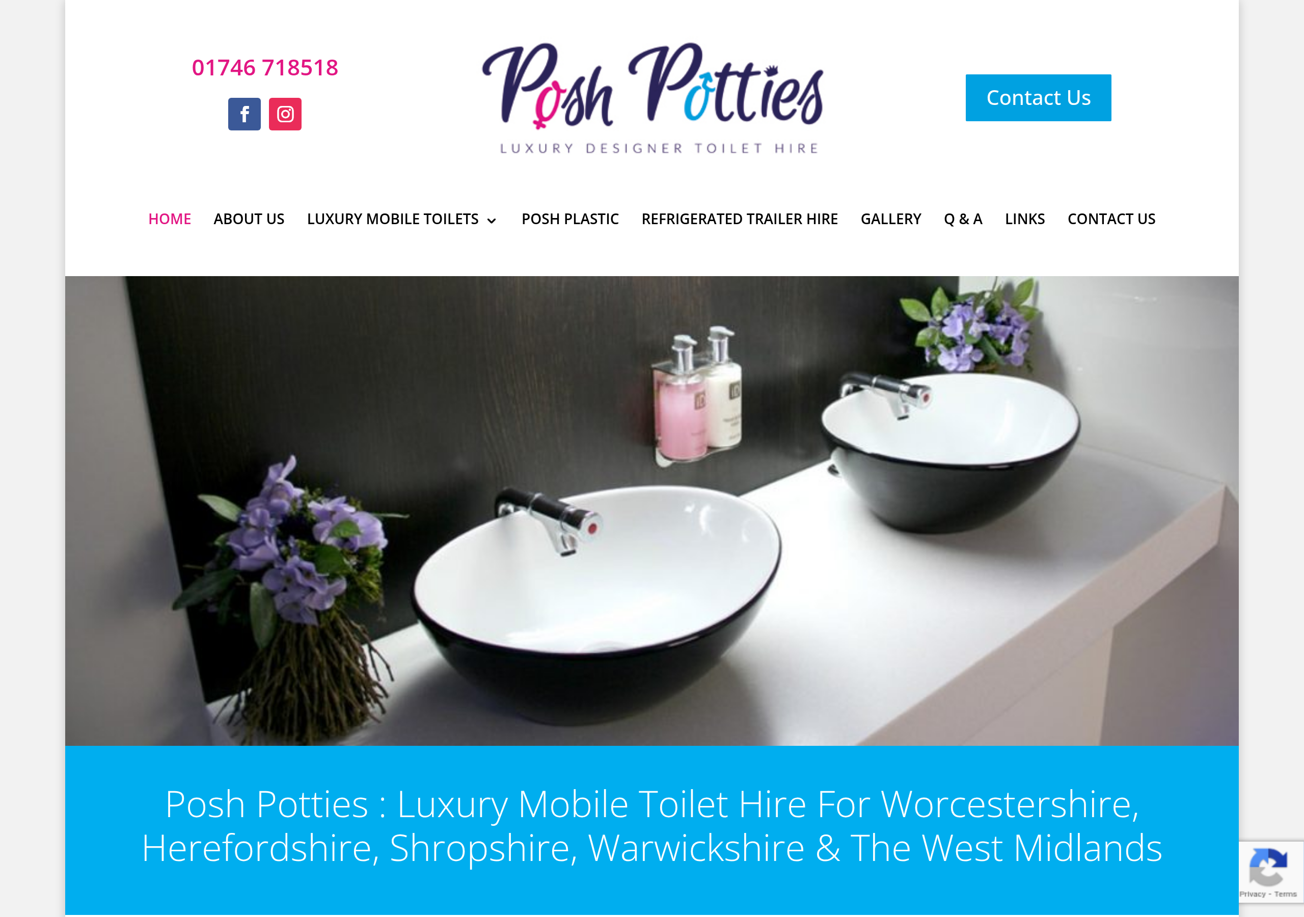Posh Potties Logo