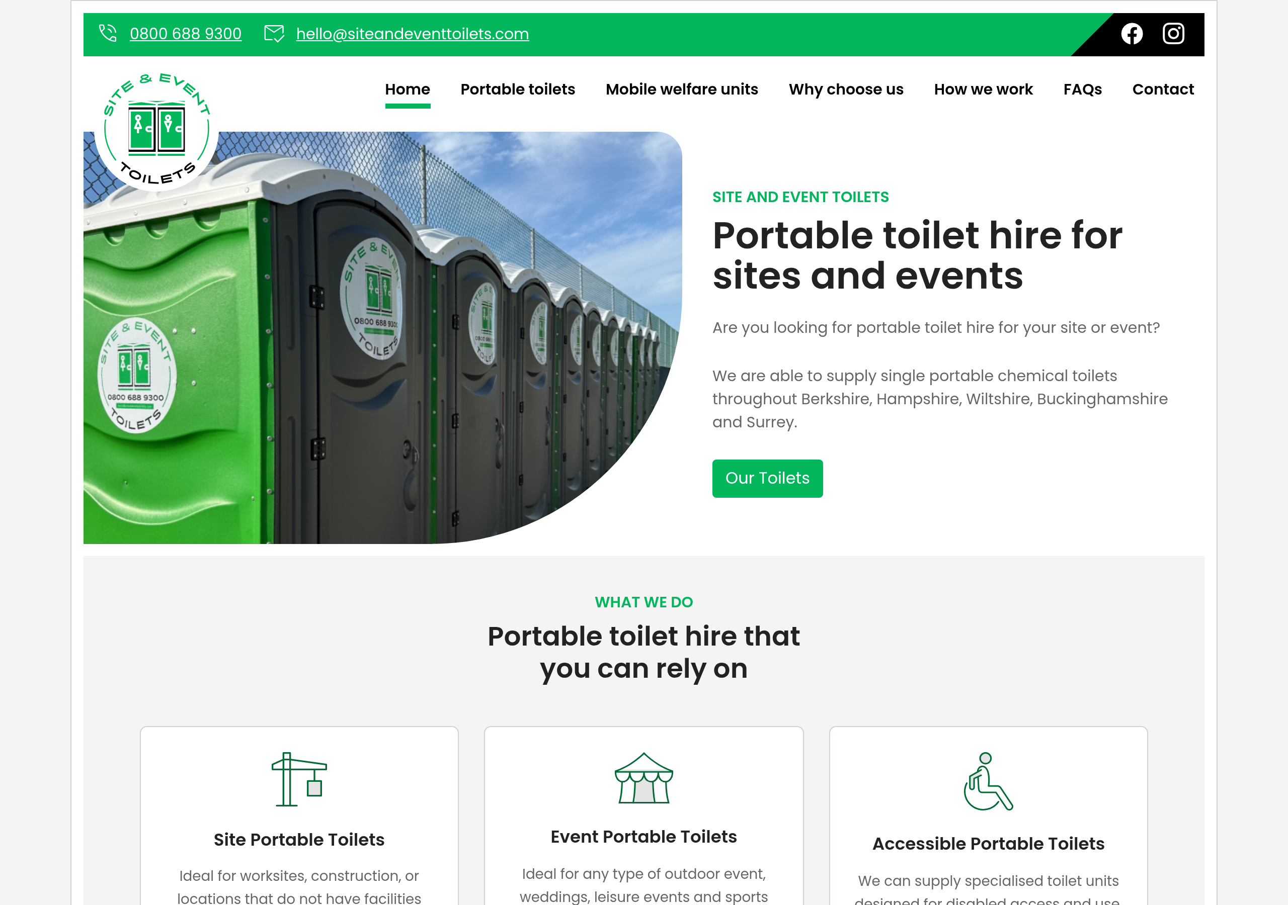 Site and Event Toilets Logo