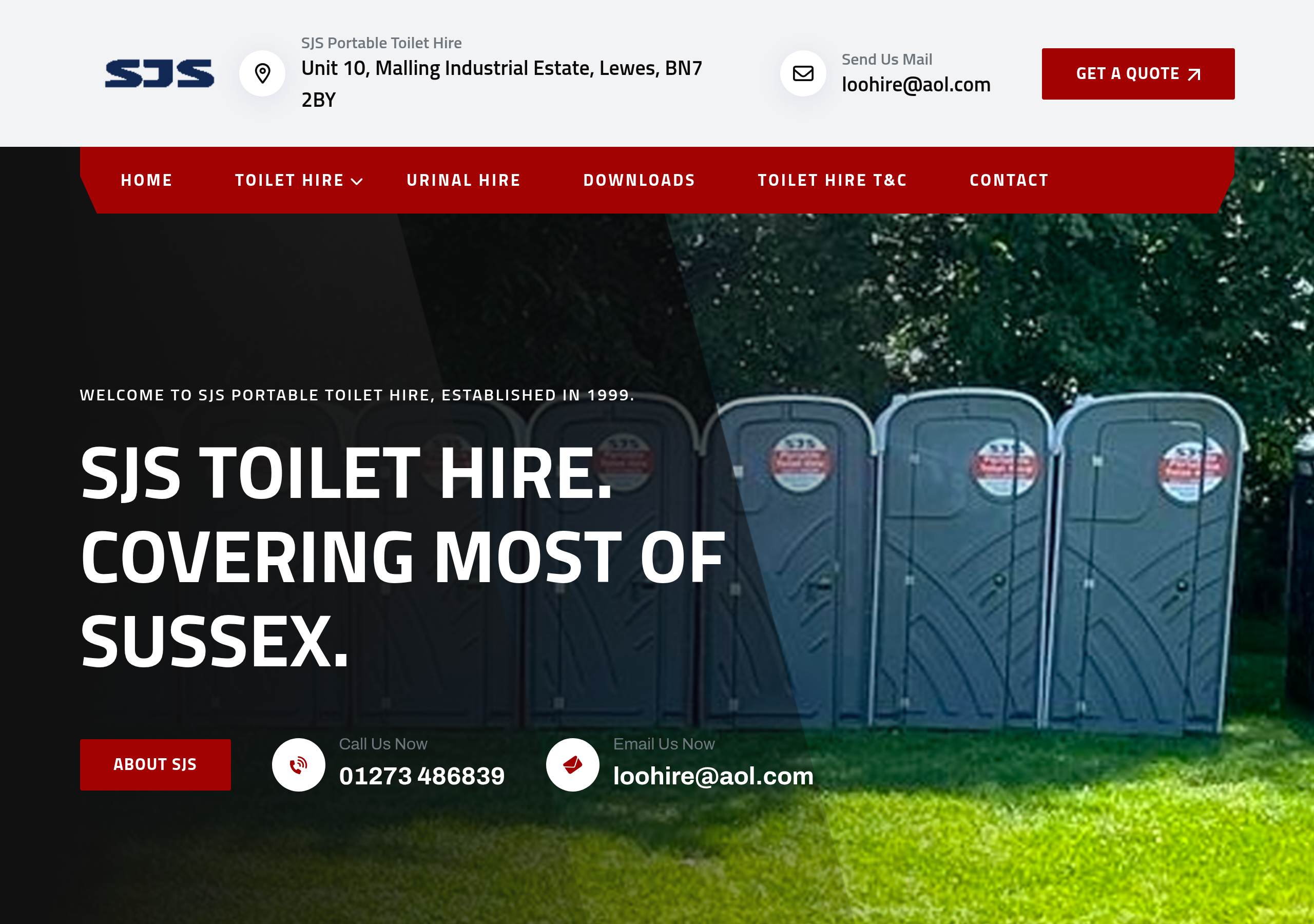 SJS Portable Toilet Hire Logo