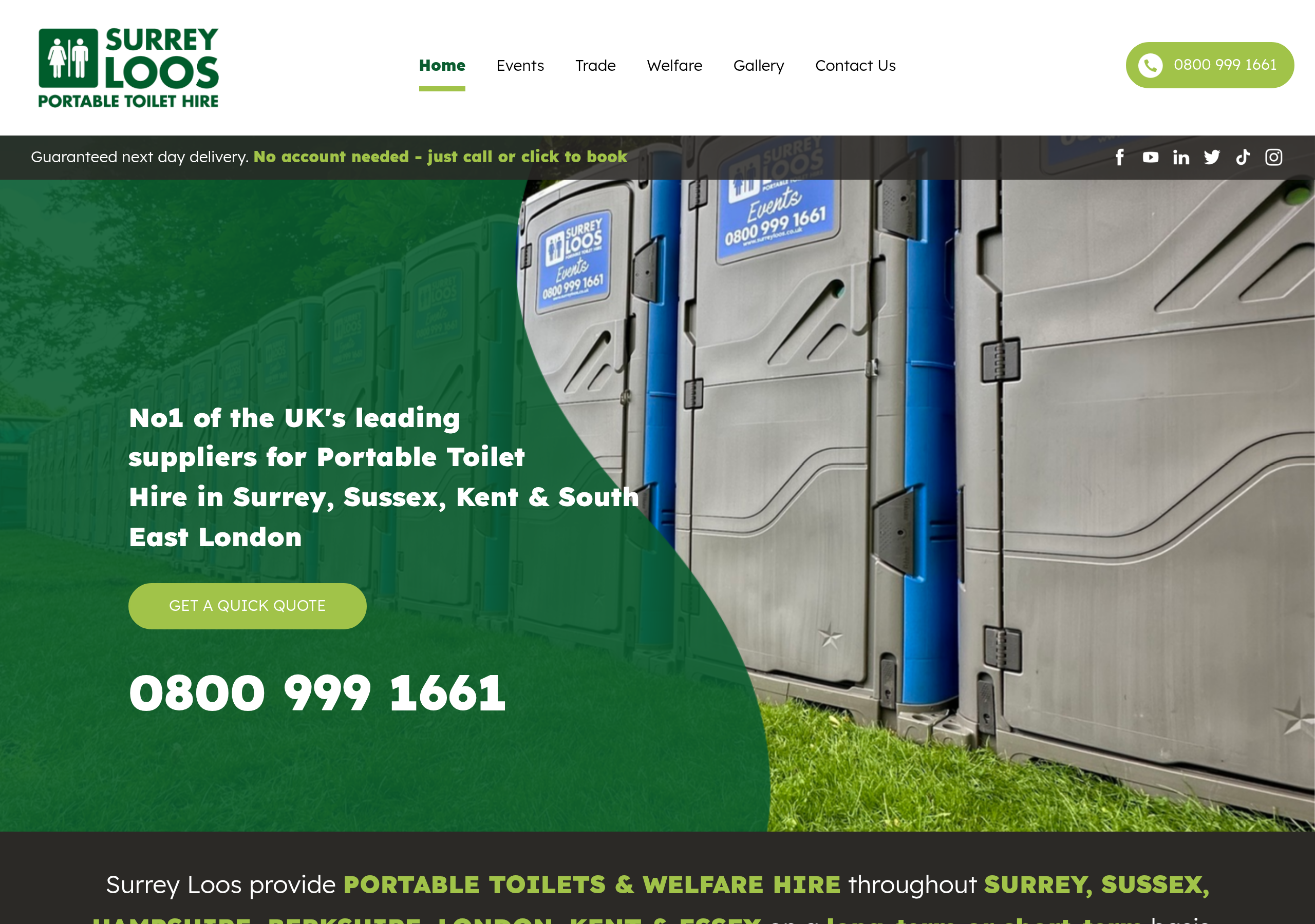 Surrey Loos Portable Toilet Hire Logo