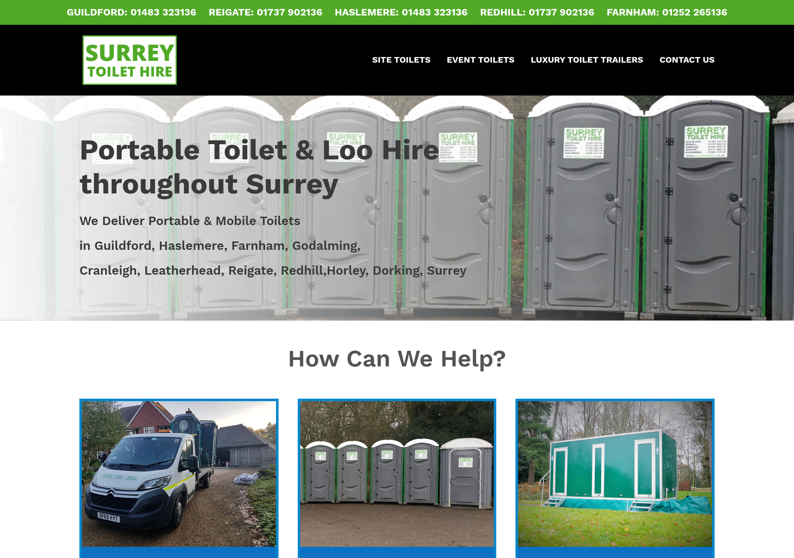Surrey Toilet Hire Logo