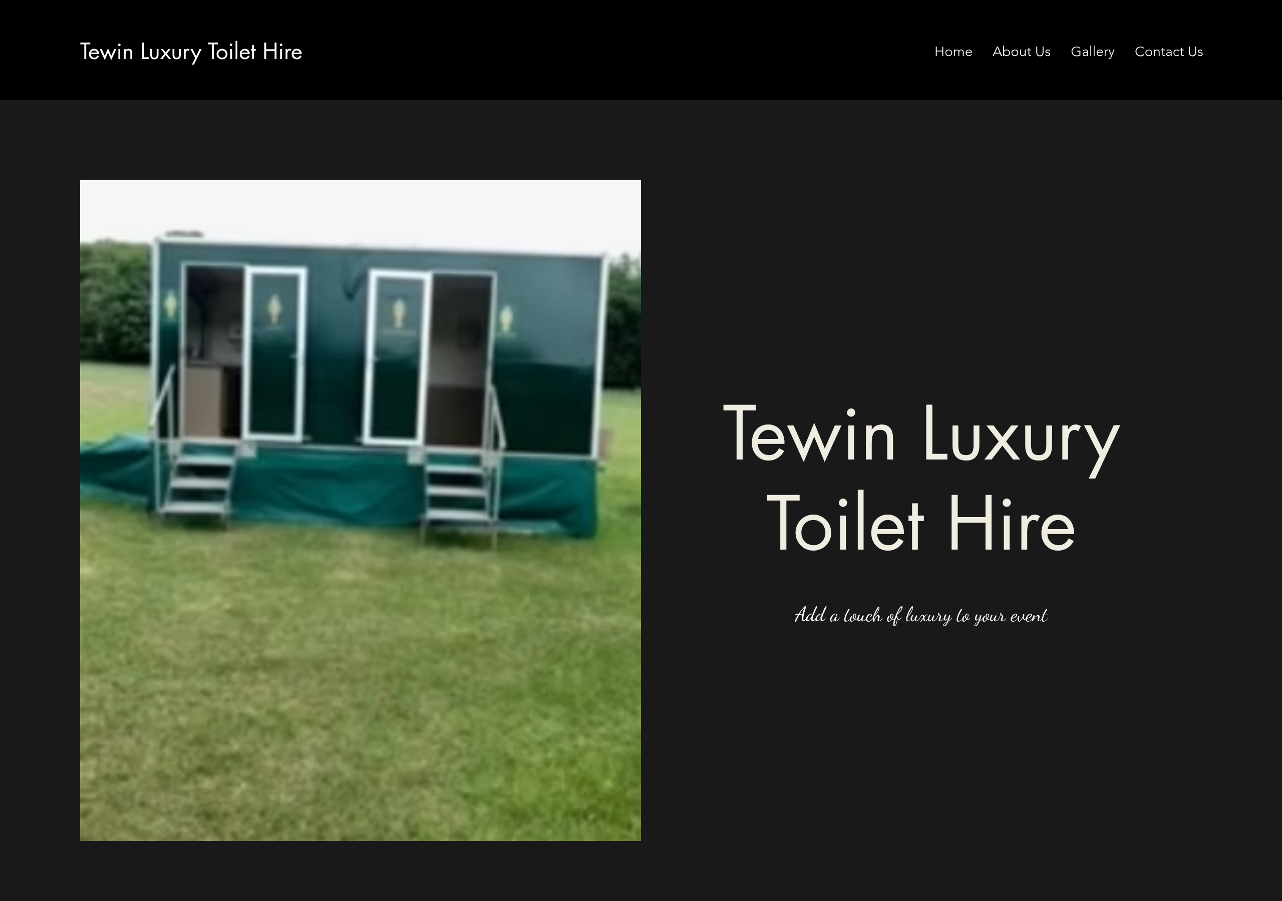 Tewin Luxury Toilet Hire Logo
