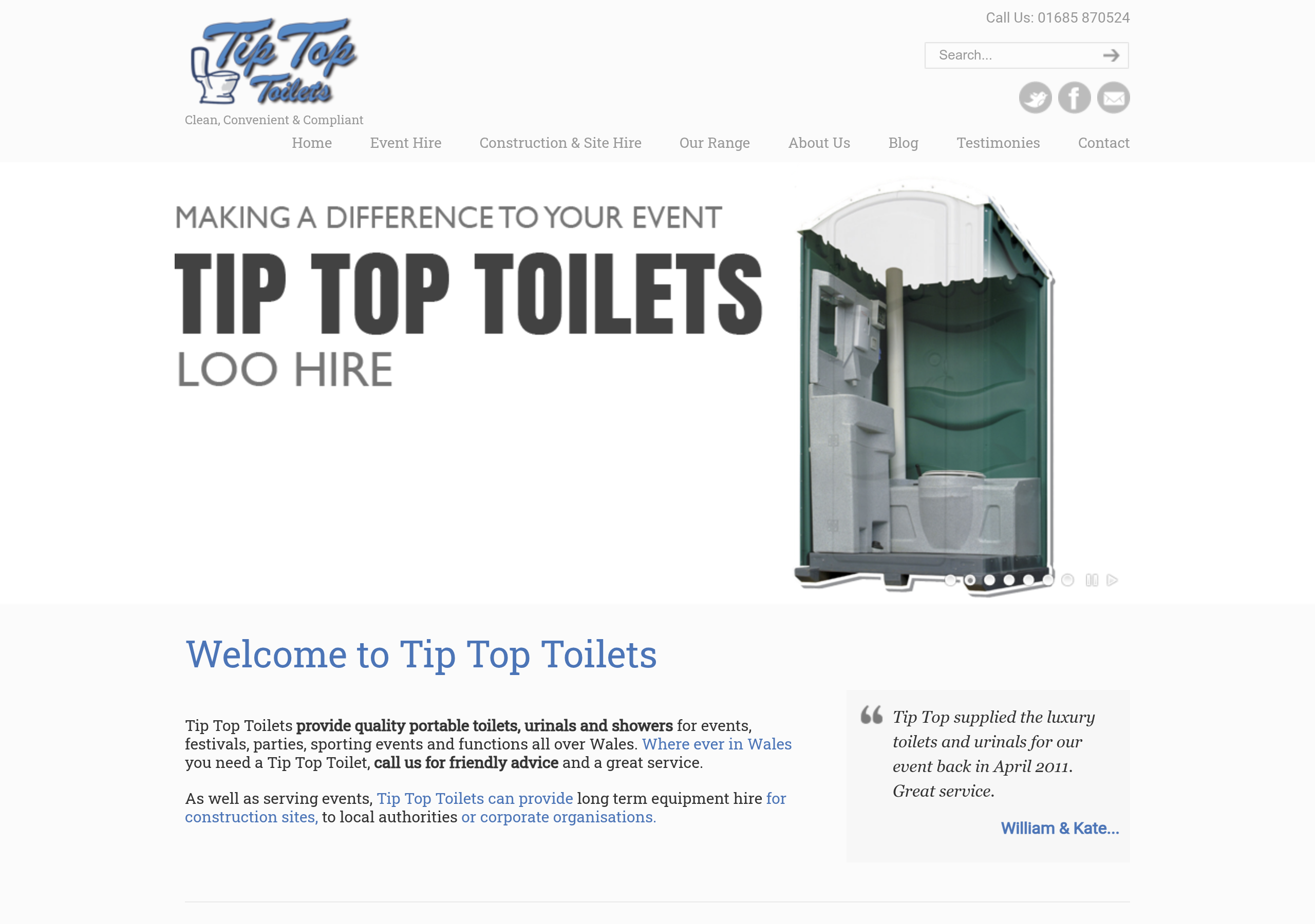 Tip Top Toilets Logo