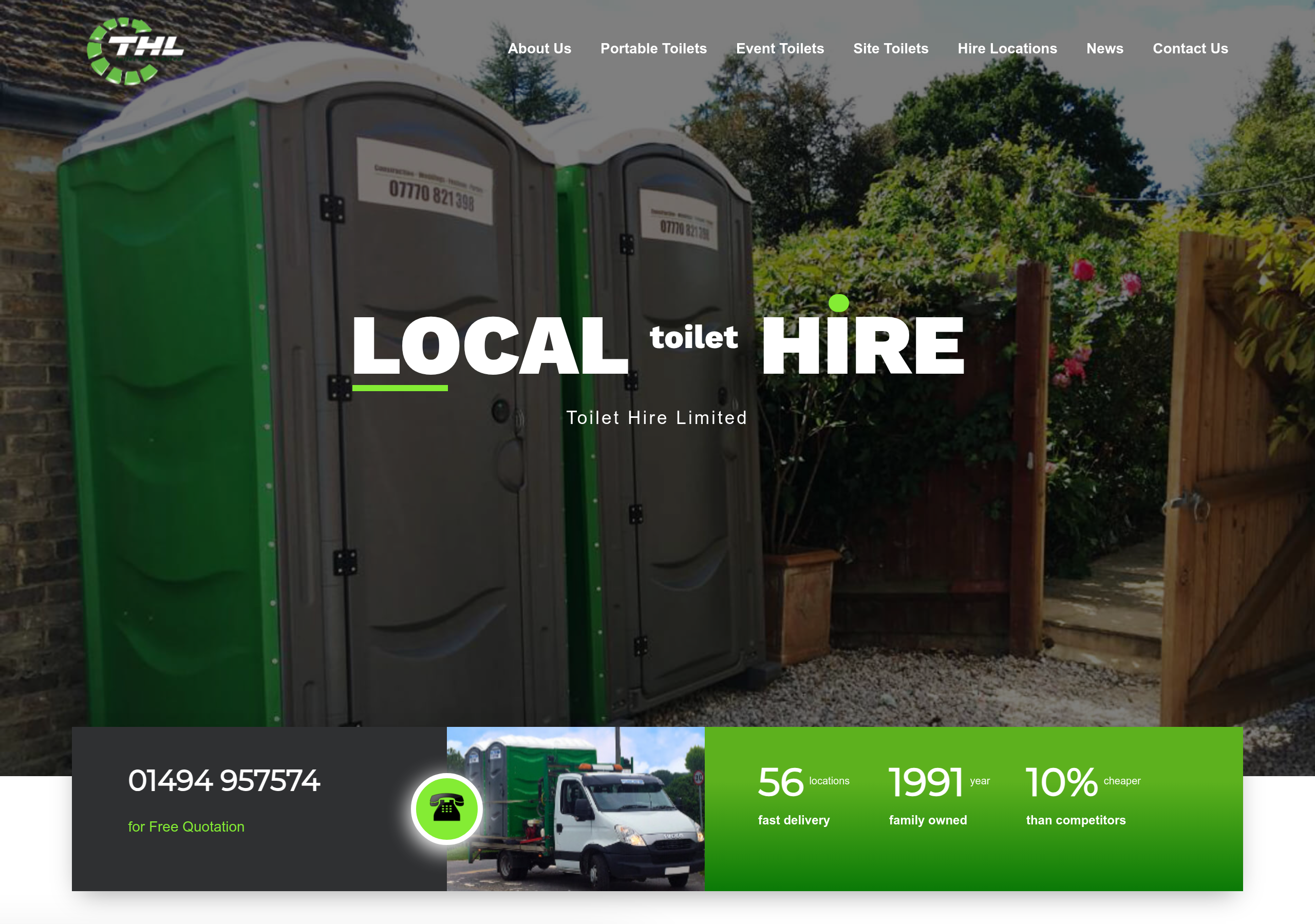 Toilet Hire Limited Logo