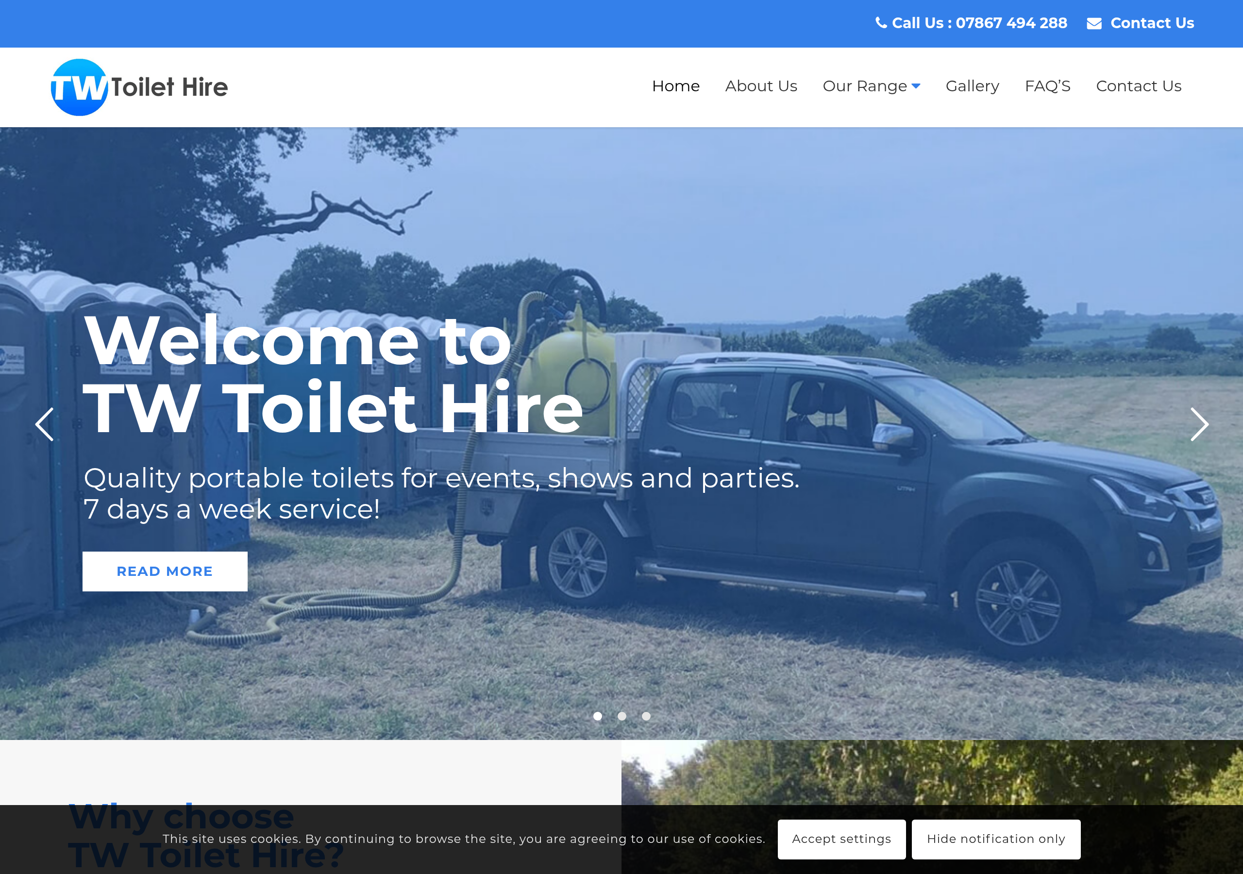 TW Toilet Hire Logo