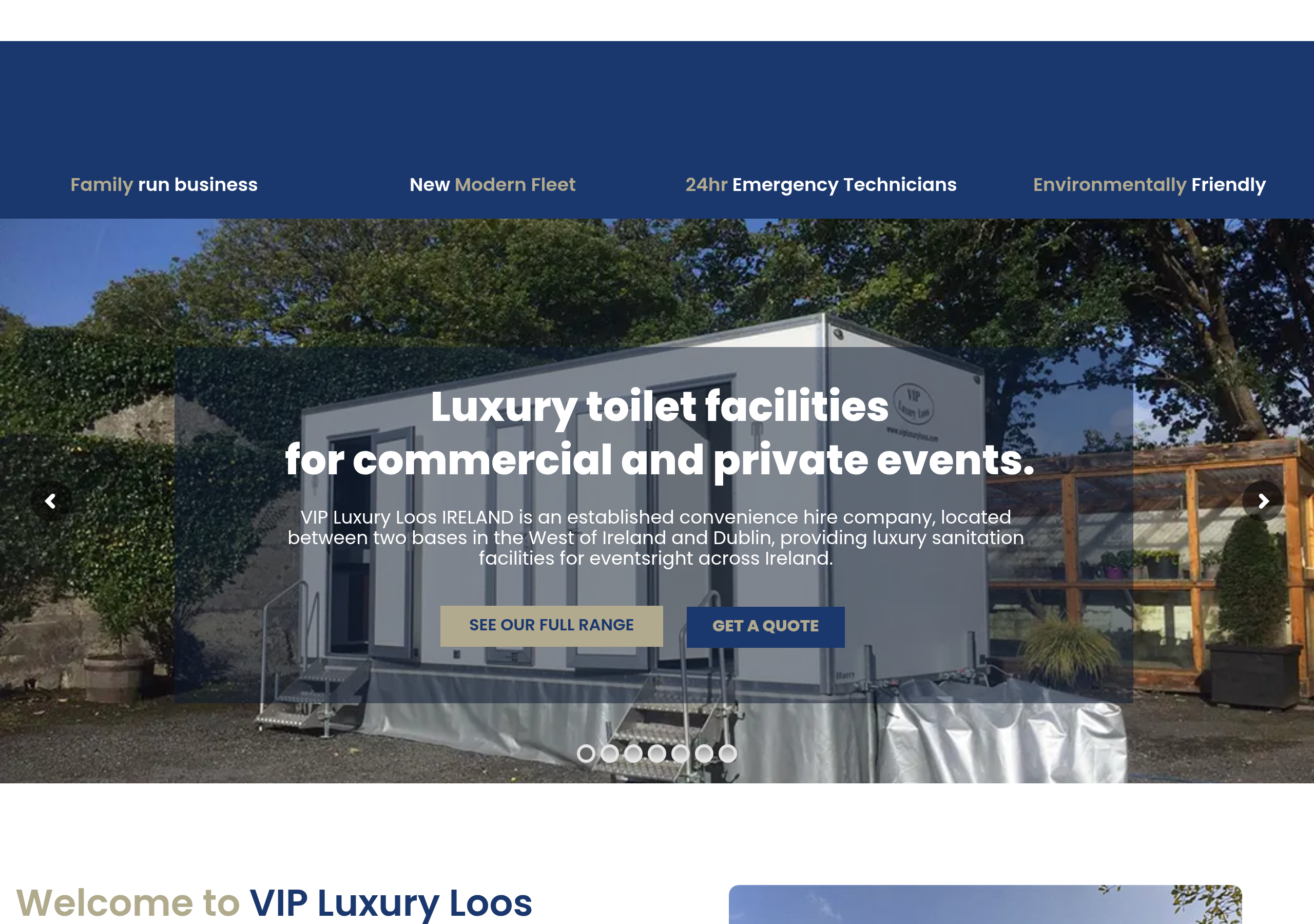 VIP Luxury Loos Ireland Logo