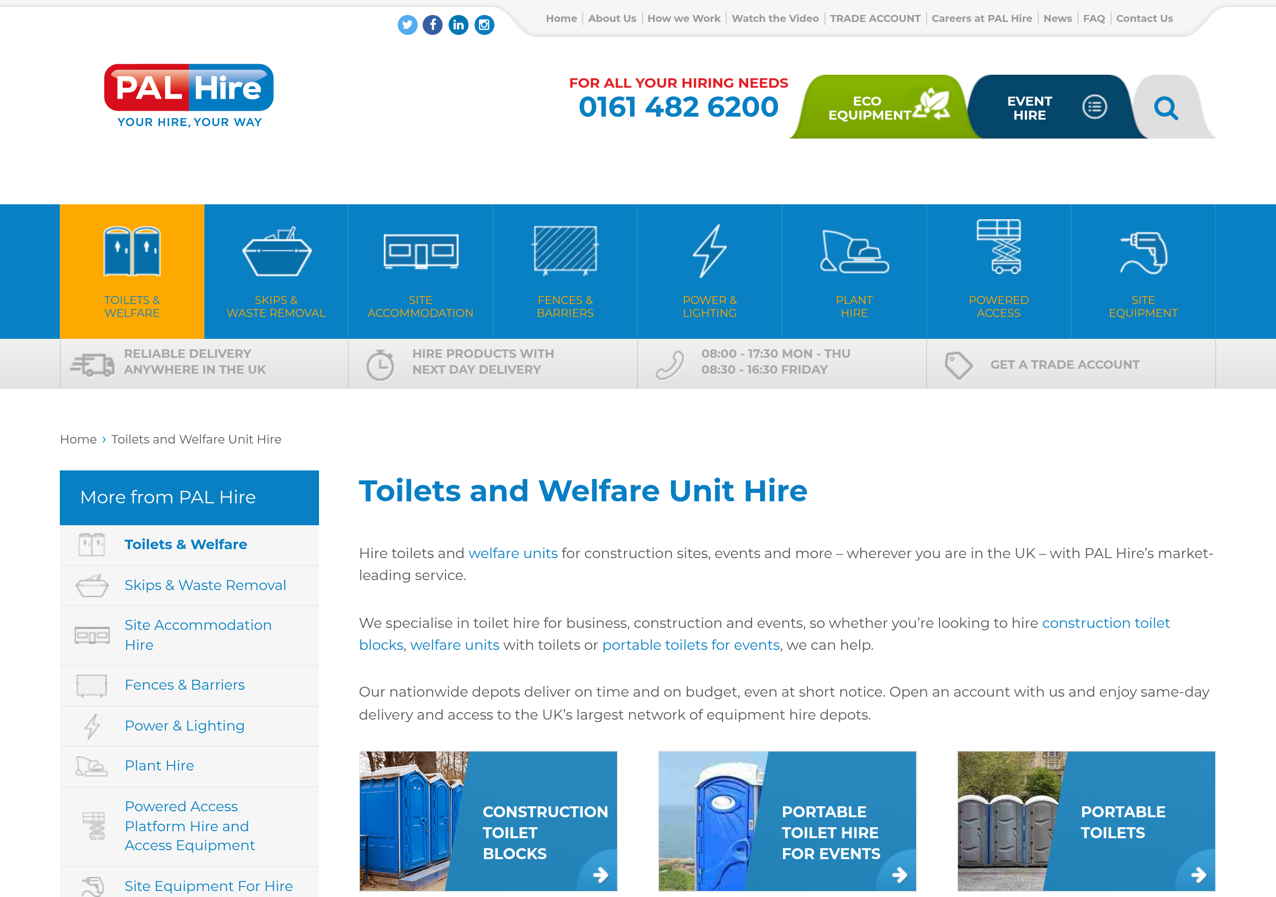 Welfare Tolielts Hire Logo