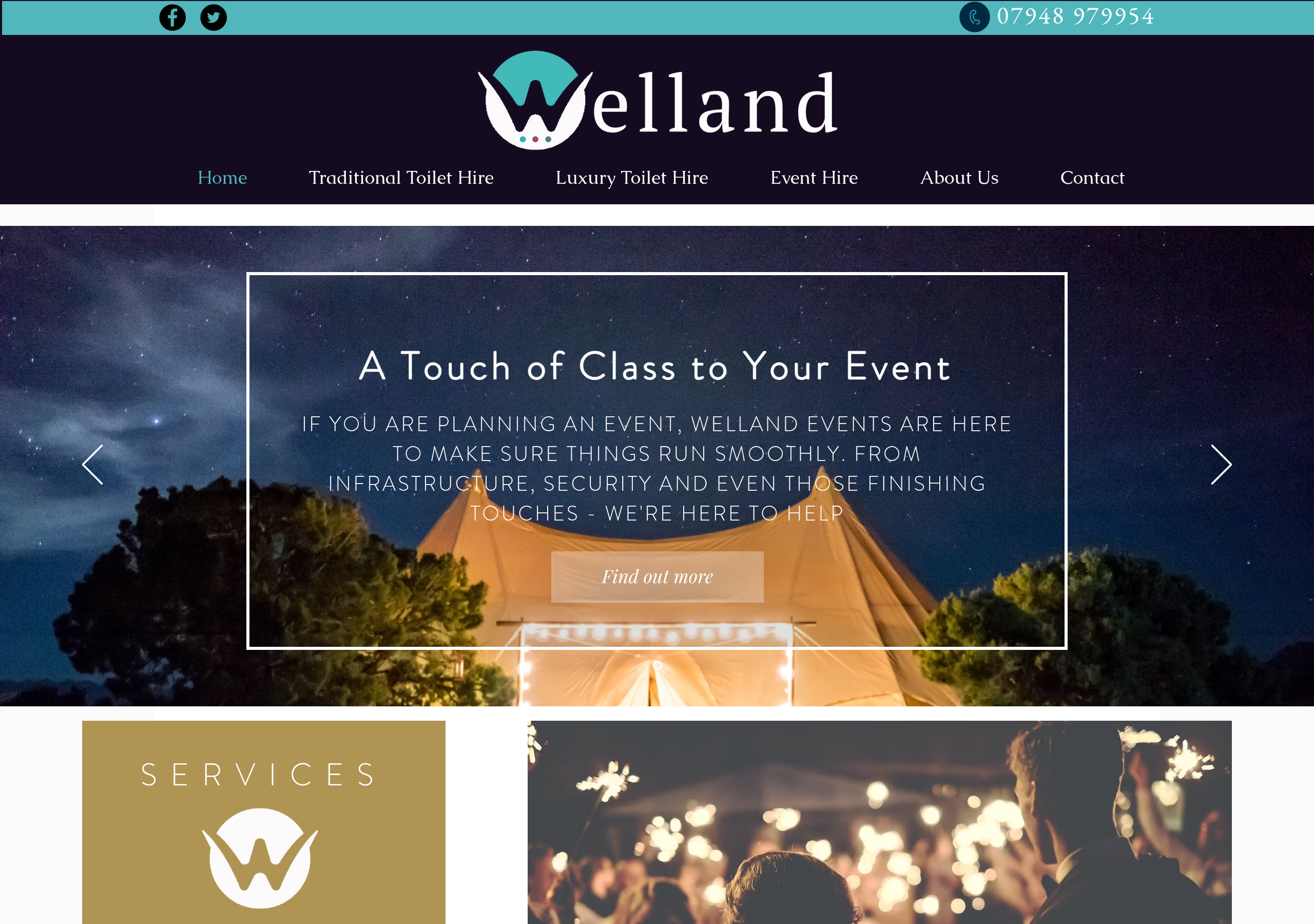 Welland Toilet Hire Logo